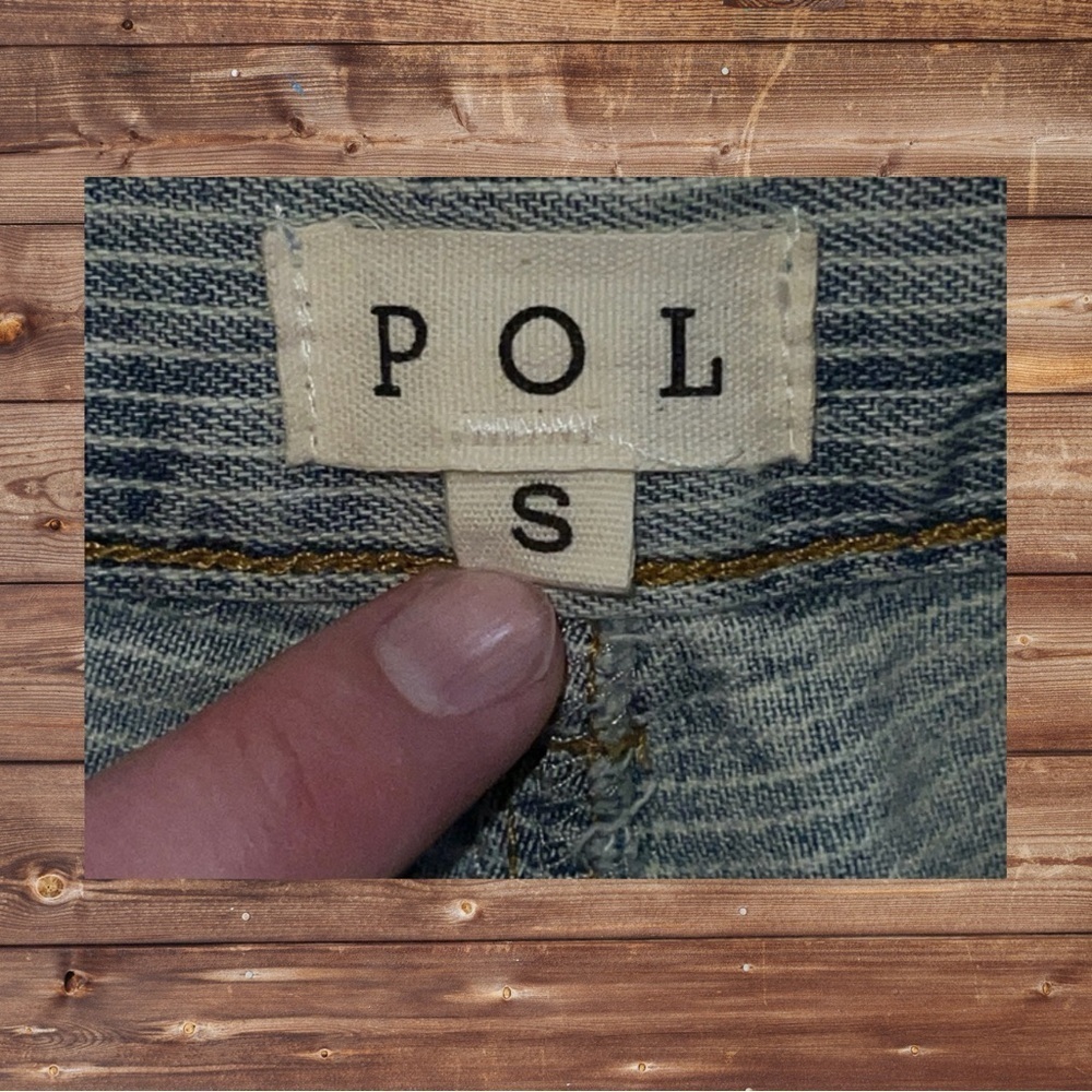 Pol Women’s Distressed Patchwork High-Waisted Jea… - image 8